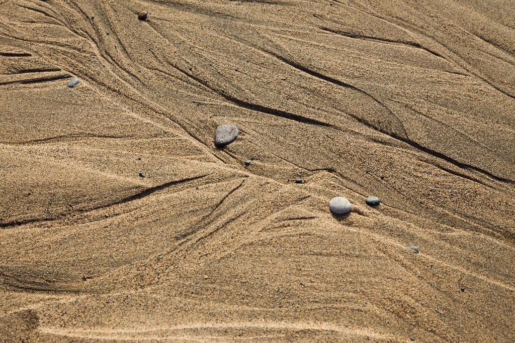 Sand Textures at Sawpit Bay, near Pancake Bay Provincial Park, Ontario